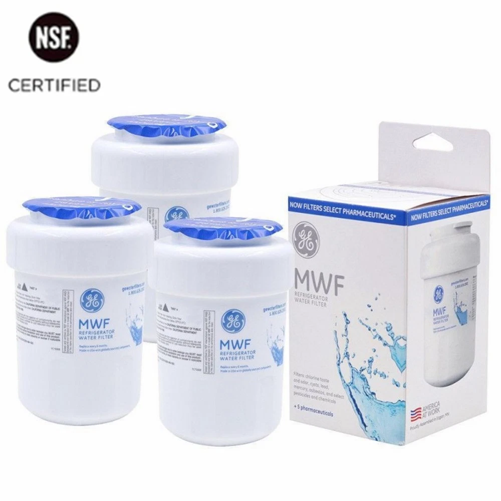 3 PACK New GE MWF GWF 46-9991 MWFP Smart water Fridge Water Filter
Opens in a new window or tab