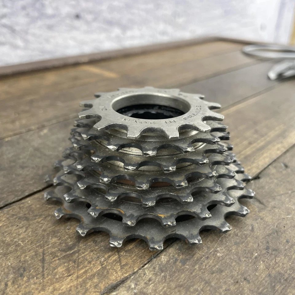 Vintage Sachs LY 94 Freewheel 7-Speed 13-21T Campy Brown 21 Tooth France - Image 2 of 4