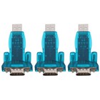  3 Stück USB-zu-RS232-USB-zu-Seriell-RS232-Konverter USB-zu-Seriell-Adapter