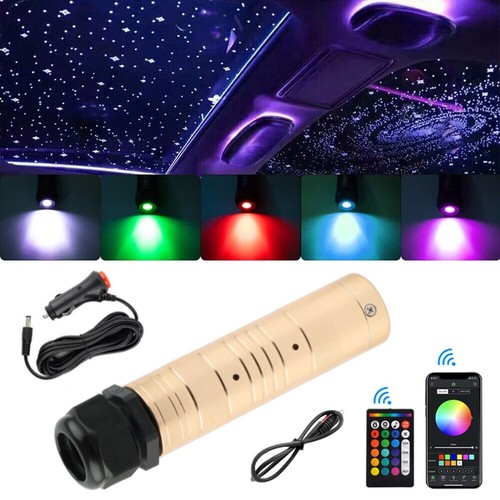 300 Piezas 12V 12W RGBW Kit de Luz Estrella Techo Fibra Óptica LÁMPARA - Imagen 27 de 35