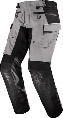 LS2 Apollo wasserdichte Motorrad Textilhose, grau/schwarz, 3XL