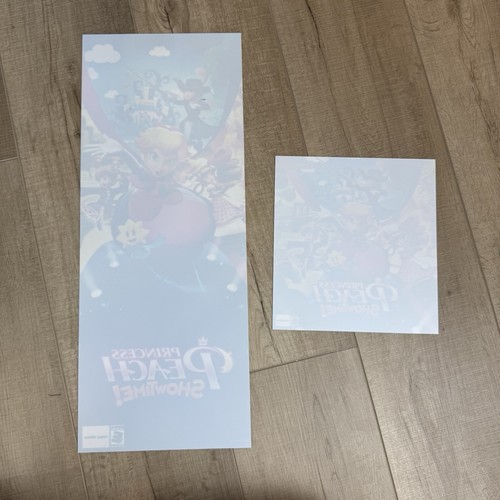 Princess Peach showtime 21” Nintendo Switch translite & ~ 8 X 9” For kiosk - Picture 10 of 12