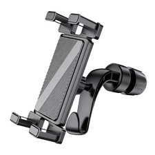 Tool Less Car Headrest Phone Tablet Stand Adjustable Angle Stable ABS