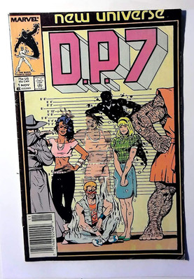 D.P.7 #1 (1986) Marvel Newsstand D.P. 7 1st Print Comic Book