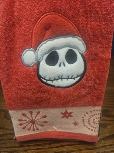 Nightmare Before Christmas Jack Skellington Decorative Hand Towel 16" x 26" NEW - Picture 2 of 10