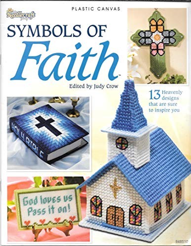 Symbols of Faith: Plastic Canvas Paperback / softback Book The Fast Free - Bild 1 von 2