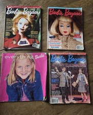 LOT OF 4 Vintage 1999 Barbie Bazaar Magazines, Everything Barbie Catalog 2000