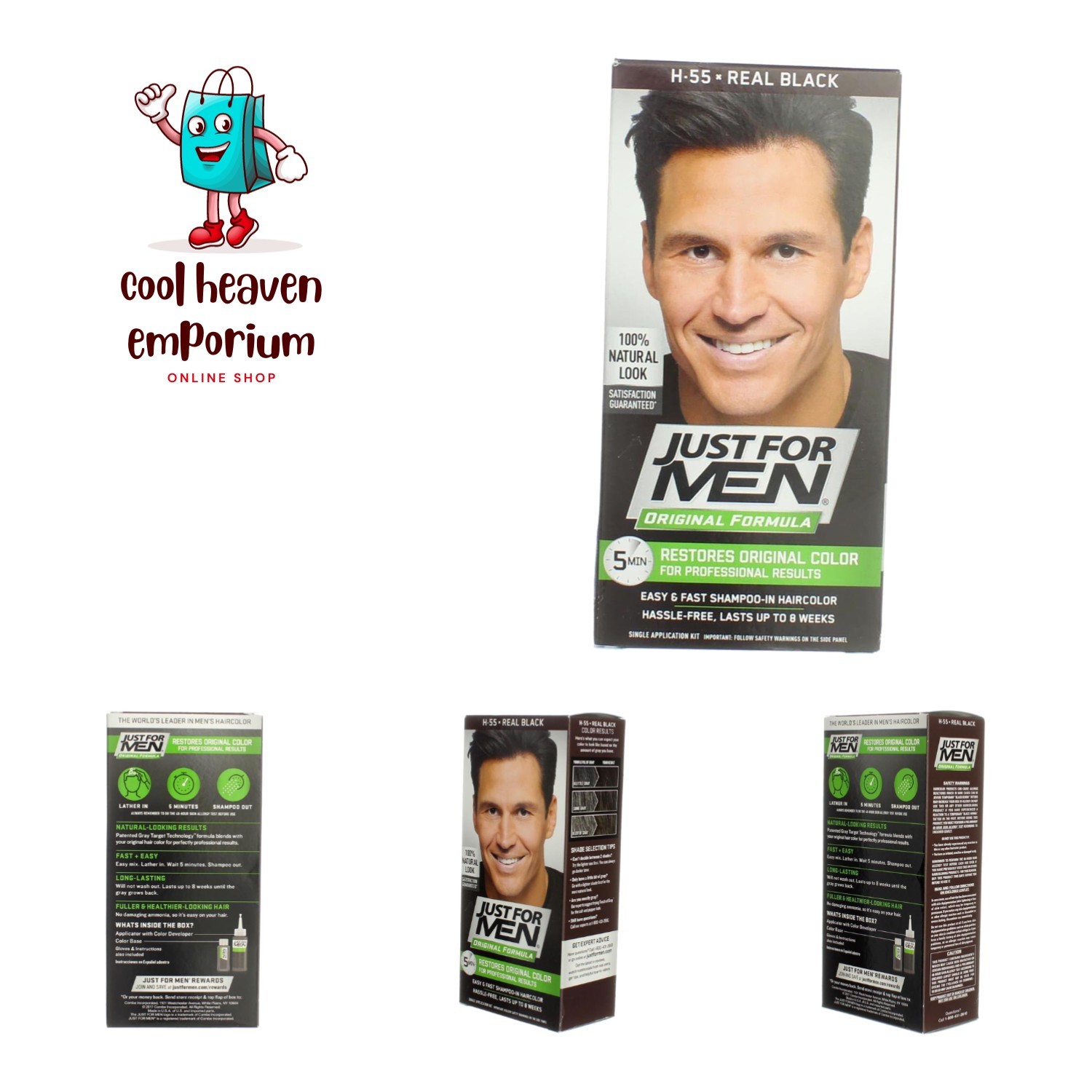 H-55 Real Black 1 Each Pack Of 5