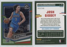 2023-24 Panini Donruss Optic Lime Green Prizm /149 Josh Giddey #33