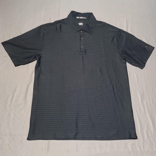 Vintage Nike Shirt Herren Large Tiger Woods Collection FITDRY Polo Golf Seersucker - Bild 1 von 14