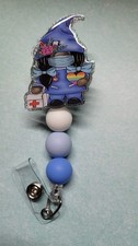 Badge Reel Gnome Nurse