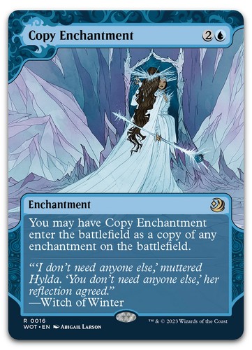 Copy Enchantment #16 (NM) Wilds of Eldraine WOT Magic MTG - Picture 1 of 2