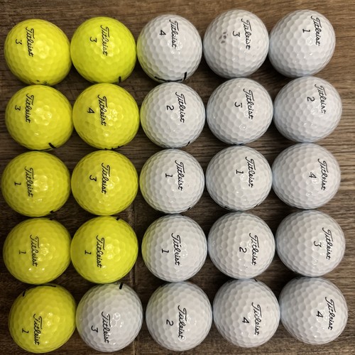 25 Titleist Tour Soft Golf Balls 3A (AAA) Good Condition 16 White, 9 Yellow - Picture 17 of 19