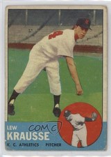 1963 Topps Lew Krausse #104 1p5