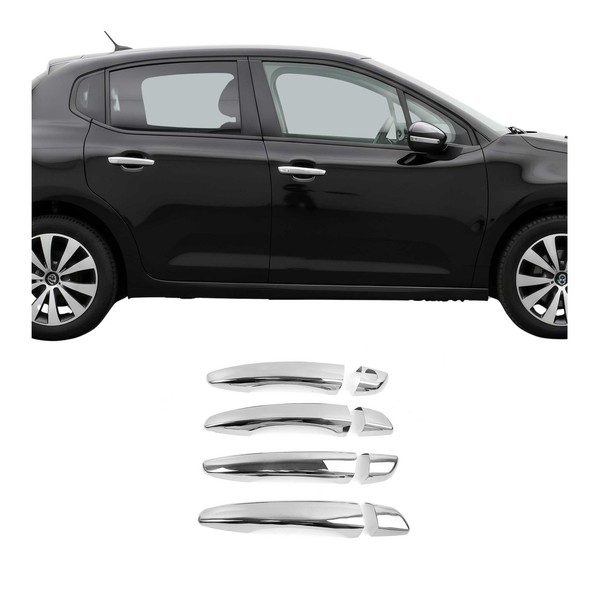 TüRgriff Blende FüR Peugeot Rifter / Partner 2018-2024 4TüR H1 Edelstahl 8Tlg-image