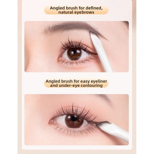 5 Piece Eye Shadow Brush Set with Soft Bristles and Bag for Convenient Storage - Picture 11 of 17