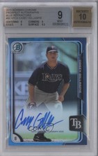 2015 Bowman Chrome Prospects Blue Refractor Casey Gillaspie BGS 9 MINT Auto 7i2