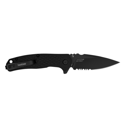 Kershaw Coltelli Condotto 1407ST Nero GFN 8Cr13MoV Coltello Acciaio - Foto 2 di 3