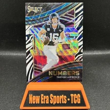 🔥MINT 2023 Panini Select - TREVOR LAWRENCE Numbers #NMB-TLA Zebra SSP case Hit