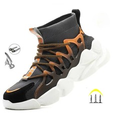 Safety Work Shoes Steel Toe Indestructible Breathable Outdoor Sports Sneakers