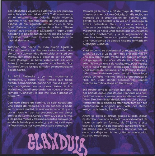 EDUARDO ARAUJO/GLANDULA Nem Sim Nem Não vinyl 7" garage psych beat mod Latin - Picture 6 of 6