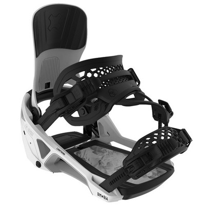 Bent Metal Binding Works Lightning Supermatic   Snowboard Bindung - White
