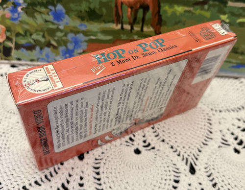 Dr. Seuss Hop On Pop Plus 2 More Dr Seuss Classics VHS 1989 Sealed Vintage - Picture 7 of 8