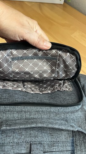 Lug Canter Gray Convertible Tote Bag/Crossbody/Backpack Travel Hike Multiprpse - Picture 7 of 23