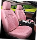 MM01 Seat Covers 5-Seater Full Set Suitable for Most Cars,Cars,SUV, Pickup Pink
