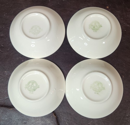 (8) Vintage Paden City Ceramic Floral/Gold Fruit/Dessert Bowl, Crazing, USA/EUC - Picture 3 of 7