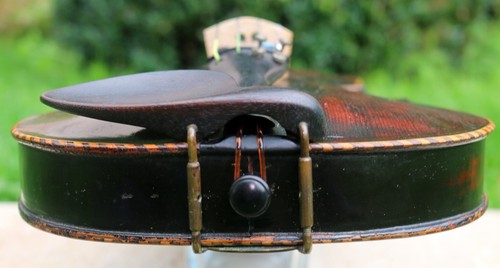 Old LION HEAD GERMANY VIOLIN. LISTEN to the VIDEO! ID:Stainer 1694 - Picture 15 of 18