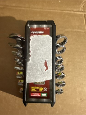 #ad #ad Husky 7 Piece Stubby Combination Wrench Set 623 861 Organizer Tray Included NEW $22.50