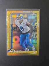 2025 Topps Chrome Football Jared Verse Gold Pigskin Refractor /50