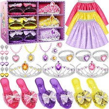 LJZJ Princess Dress Up Toys Jewelry Boutique - Costumes Set incl Purple