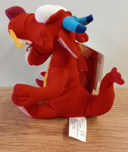 Disney Store Exclusive iconic Mushu From Mulan Plush Soft Toy 6'' With Tags - Picture 2 of 5