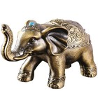 Metal Elephant Ashtray Windproof Lidded Antique Ashtray Decorative ashtray