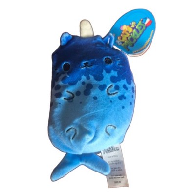 cats vs pickles Narwhal Blue cat Bean plush