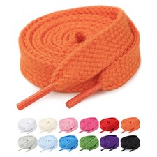 5/8" Wide Fat Shoe Laces for Sneakers 2 Pairs Thick Shoelaces for Skate Shoes...