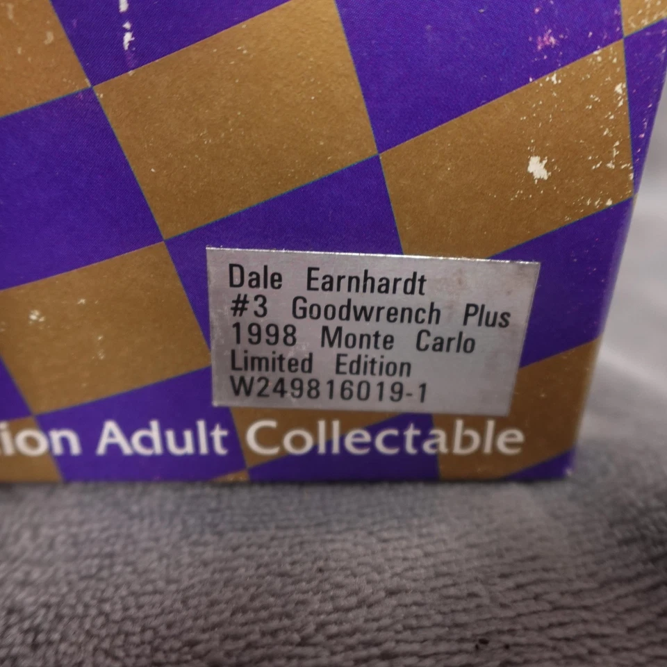 Vintage 1998 Dale Earnhardt #3 Goodwrench Plus Monte Carlo 1:24 Bank Action - Image 2 of 4