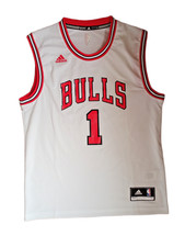 VTG NWT Derrick Rose Chicago Bulls NBA Adidas Jersey Shirt Mens L