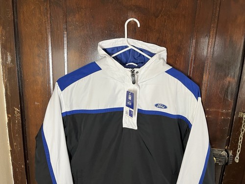 Nuevo cortavientos Ford Performance Automotive Racing 1/4 cremallera 2XL con capucha ventilada nuevo con etiquetas - Imagen 2 de 13