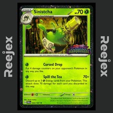 Sinistcha - 022/167 - Stamped Black Star Promo - Twilight Masquerade - NM/M