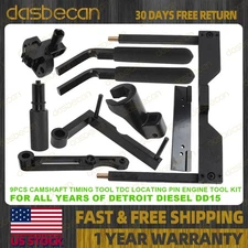 9x Camshaft Timing Tool TDC Locating Pin Engine Tool Kit For Detroit Diesel DD15