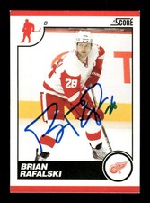 2010-11 Score 197 Brian Rafalski signed auto autograph  BXCP57