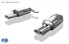 Fox Duplex Sportauspuff Mercedes S-Klasse Coupe CL215 2x76mm rund eingerollt
