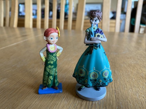 Frozen Prinzessin Anna, Elsa, Kristoff, Sven & Olaf PVC Figurenset Tortenaufsatz - 7 Teile - Bild 6 von 7