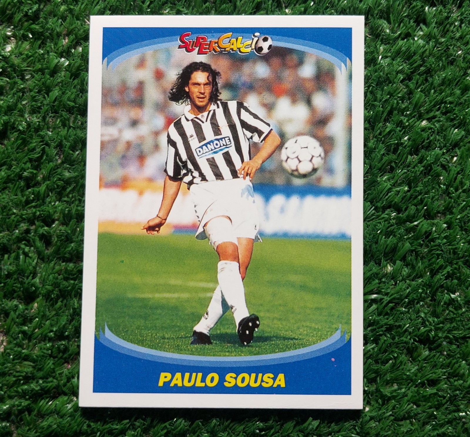 FIGURINA CALCIATORI PANINI SUPERCALCIO 1995/96 JUVENTUS 120 PAULO SOUSA 95/96⚽️