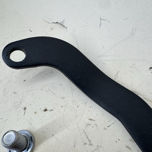 Kawasaki Z400 ER400 Z500 Right Engine Frame Fitting Plate Bracket Mount - Imagen 4 de 7