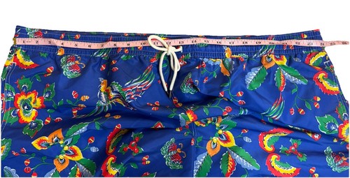 Polo Ralph Lauren Swim Trunks Mens 4XB Lined Shorts Pockets Drawstring Floral - Picture 13 of 14