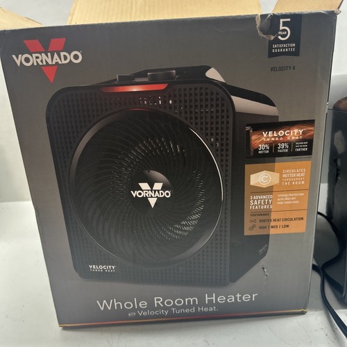 Vornado Velocity 4 Tuned Heat Vortex Electric Space Heater w/3 Heat Settings - Picture 3 of 6